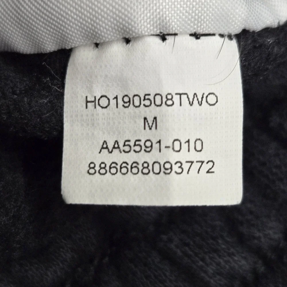 Jordan Men Pants‎ M Black Embroidered Jogger Y2K Fleece  Logo Jumpman